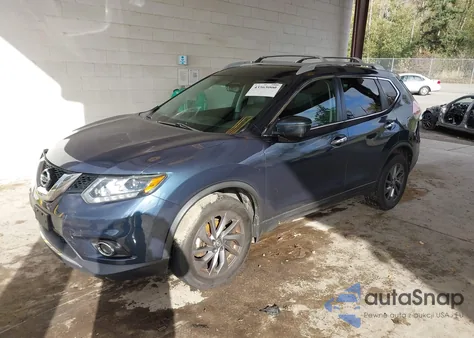 2016 Nissan Rogue Sl из США, поврежденный, VIN 5N1AT2MV6GC765795